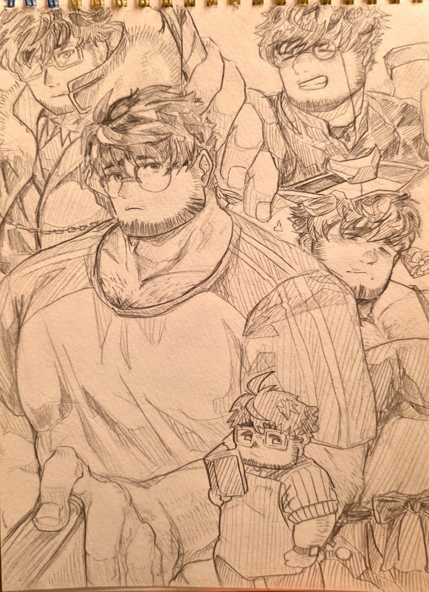 8YErIwYakY37467's tweet photo. ラブヒロ落書き
サンテツさんをノートいっぱいに書く https://t.co/oMhFhCV0Br