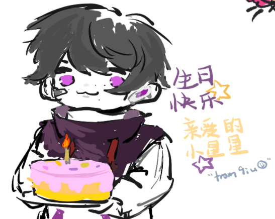 Tar0_BobaTea's tweet photo. @qiutttop Qiu! Thank you so much for the lovely present!! 
And I love the nickname! Actually, it’s something I’d been thinking Iso would call her, so you’ve made it even more true to the story! 💜💜✨ https://t.co/lJjICHoin5