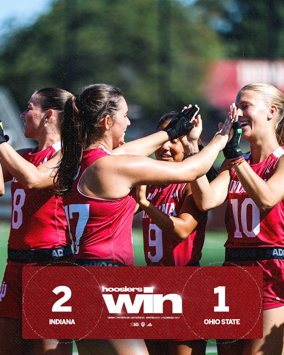 IndianaFH's tweet photo. Hoosiers secure the road W against the Buckeyes! https://t.co/F2jIzhsAnr