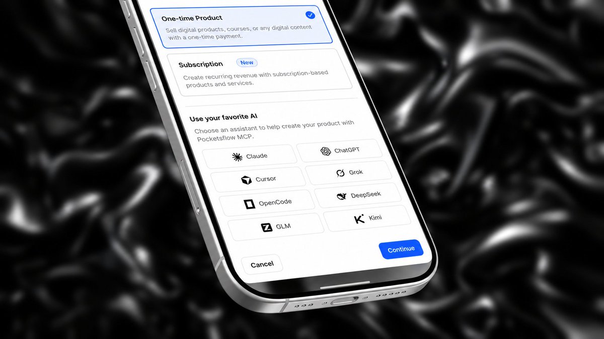 pocketsflow's tweet photo. did you know you can just 
tell your agent to:

> create products/subscriptions
> customize product pages for them
> Automate product update emails, deliveries & newsletters for your audience
> manage your entire payments
> file taxes for your payments from 190+ countries

while you are just focusing on the core parts of your business?