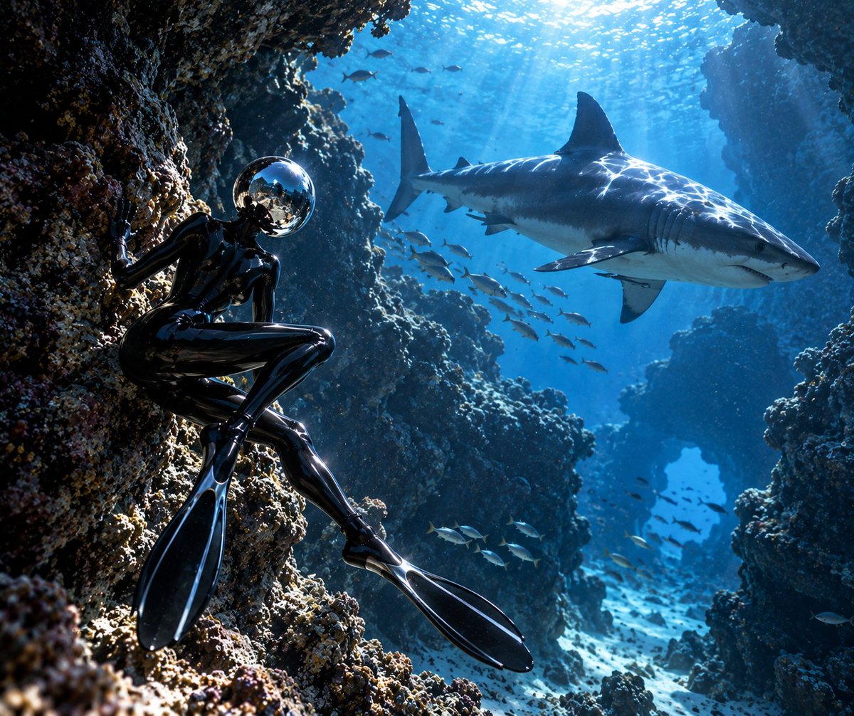 Latexaura's tweet photo. Hold your course.
Not every danger
is coming for you.
#Observer #HoldYourCourse #UnderwaterArt #Unknown https://t.co/KwQUhOswMN