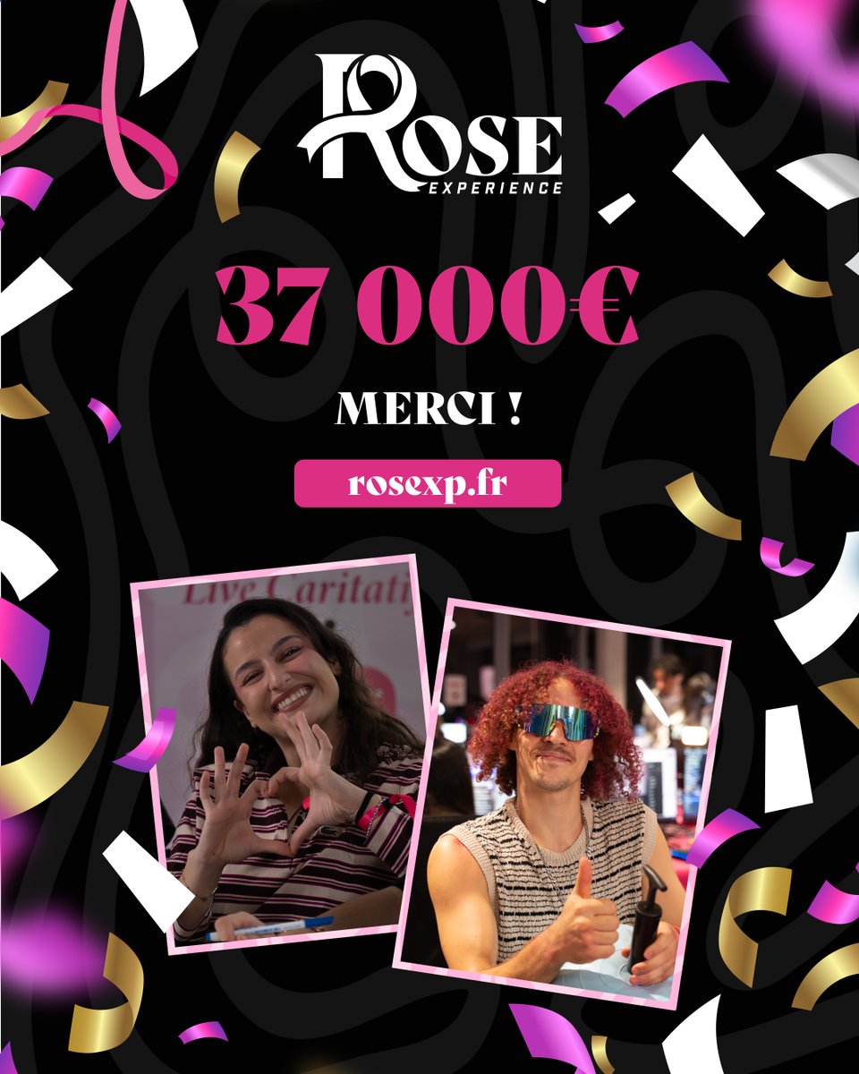 OservEsport's tweet photo. 37 000 €
37 000 Merci !
et c'est pas fini !
Live: https://t.co/vpWadv8157
#roseEXP #Stream #charity @C_moi_rayane @Yasss_ou_ https://t.co/nr6PKBZ0VA
