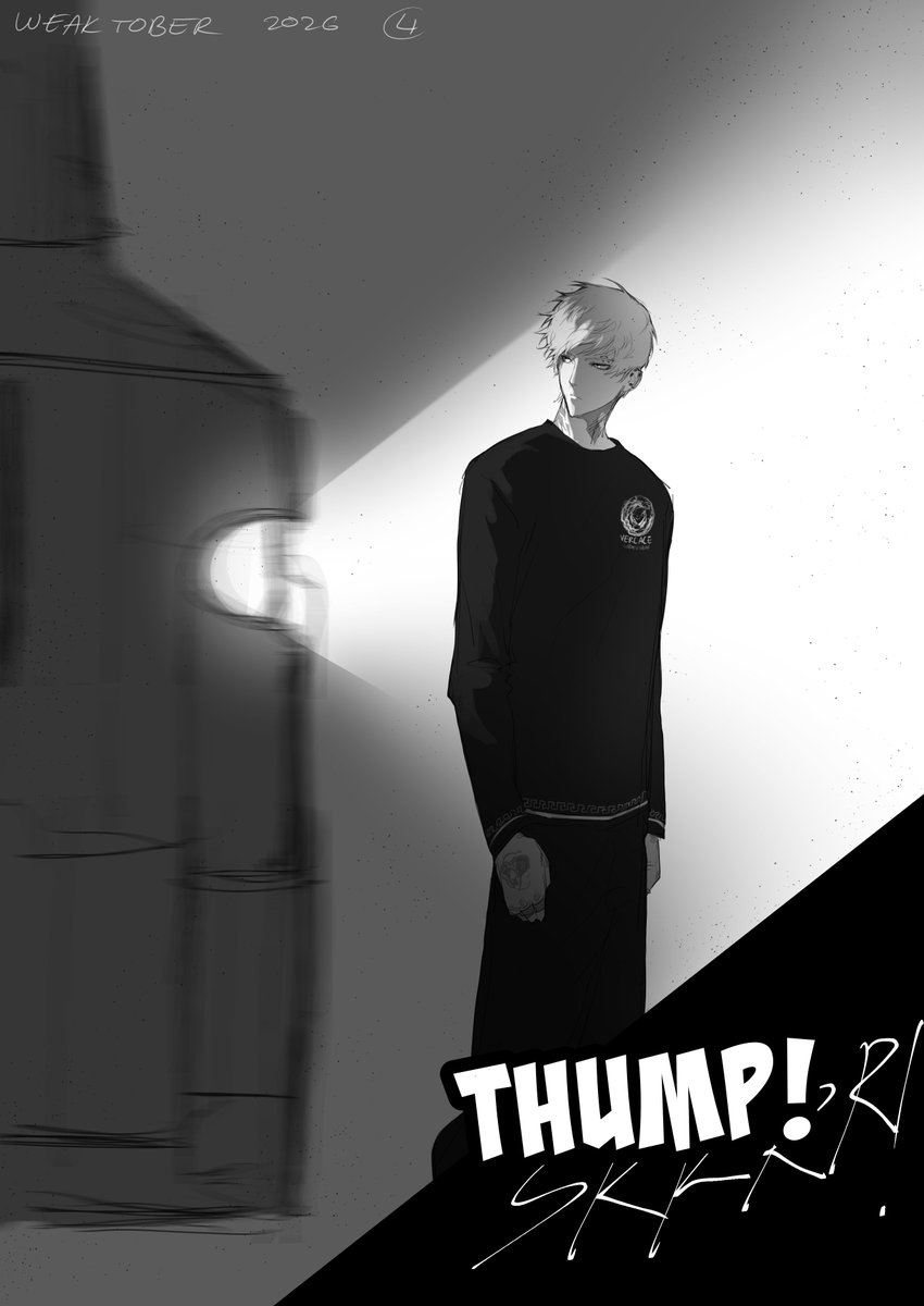 SmthsmthLovi's tweet photo. 4. Thud/Thump
Very donald pilled this october.... anyway, sorry
#weakhero #weaktober #weaktober2026 https://t.co/FOWleLUzHd