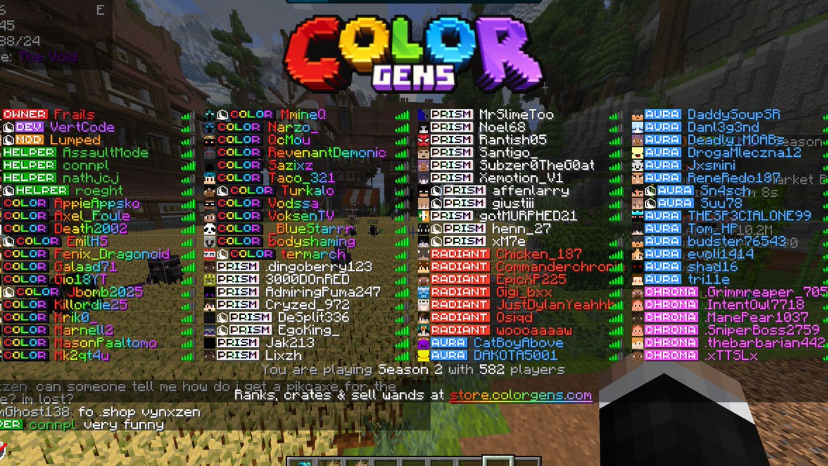 VertCodeEU's tweet photo. the @noahminnox &amp; @ItsFrails x @VertCodeEU method, 1 instance, 20tps, 582 players. Only forward from here. https://t.co/cs7LjK7REK