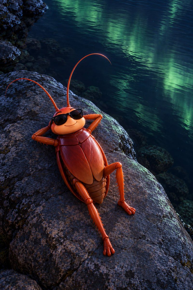 CockroachPF's tweet photo. nothing fazes the cockroach. https://t.co/FppRVvYxLA