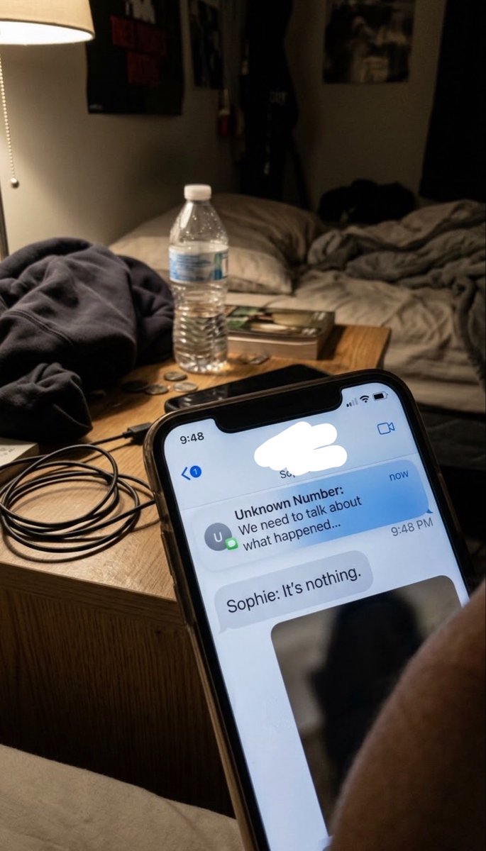 larencool1's tweet photo. Sophie said it was nothing… so why was an unknown number texting her about what happened? 👀 https://t.co/uBFszmynZZ