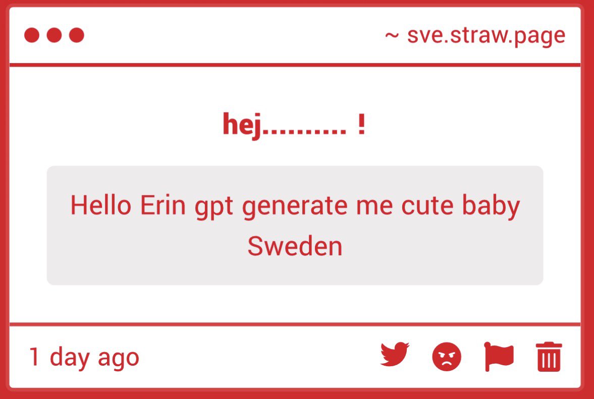 himefuudanshi's tweet photo. generating ugly ass baby 🤖🤖🤖🇸🇪 https://t.co/s9JRCwn8Wx