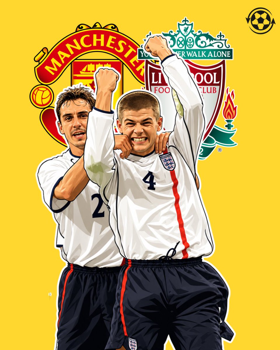 DeadlineDayLive's tweet photo. 🚨 Steven Gerrard has revealed that Manchester United once explored the possibility of signing him from Liverpool — with Gary Neville tasked with sounding him out while on England duty. 😳🔴

🗣️ Gerrard: “When I was away with England, Gary said, ‘Can I have a word?’ and I said, ‘Yeah, come in.’ He went, ‘Look, don’t shoot the messenger, but I’ve been told to ask the question if there’s any possibility—any small possible chance—you would play for Manchester United.’ I said, ‘Gary, just leave.’”

Imagine Gerrard in a Manchester United shirt… 🤯

(Source: @opengoalsport)