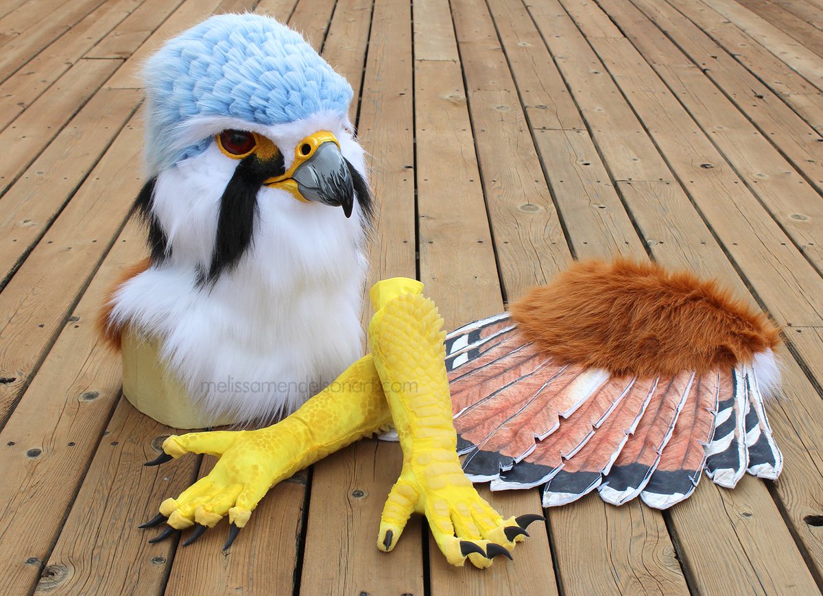 ZulayaWolf's tweet photo. Various birds from over the years!! So many cool ones I'd still love to make 🤣

I open for new fursuit commissions on October 14! https://t.co/8uus3Ikqyc