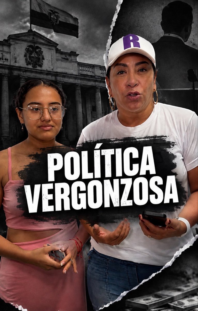 MoniVelasquezV's tweet photo. “Enseñe la puntita”.
Roberta Zambrano, prefecta de Esmeraldas y candidata de ADN a la Alcaldía, incita a Kendra, una joven esmeraldeña, a mostrar lo que lleva debajo del vestido. Acto seguido, un hombre se lo levanta y ella recibe un obsequio.
La escena resulta profundamente indignante, impropia y vergonzosa.
Para justificarse, dice que Kendra tiene 19 años y es mayor de edad, aunque podría tratarse de su propia hija que tiene más o menos la misma edad.
Una autoridad pública no debería promover conductas que colocan a una mujer en una situación de vulnerabilidad, humillación o exposición pública innecesaria.
Y no es la primera vez. Antes normalizó copiar en los exámenes frente a estudiantes, justificándolo con el argumento de que ella también lo hacía. Ahora pretende explicar lo ocurrido volviendo a colocar públicamente a Kendra y a su familia en el centro de la controversia.
Señora Zambrano, usted es abogada y autoridad. Lo que correspondía era reconocer el error y ofrecer disculpas, no intentar recomponer su imagen a costa de quienes resultaron afectados por su irresponsabilidad.
¿Qué clase de liderazgo pretende representar en Esmeraldas?
Siento vergüenza ajena.