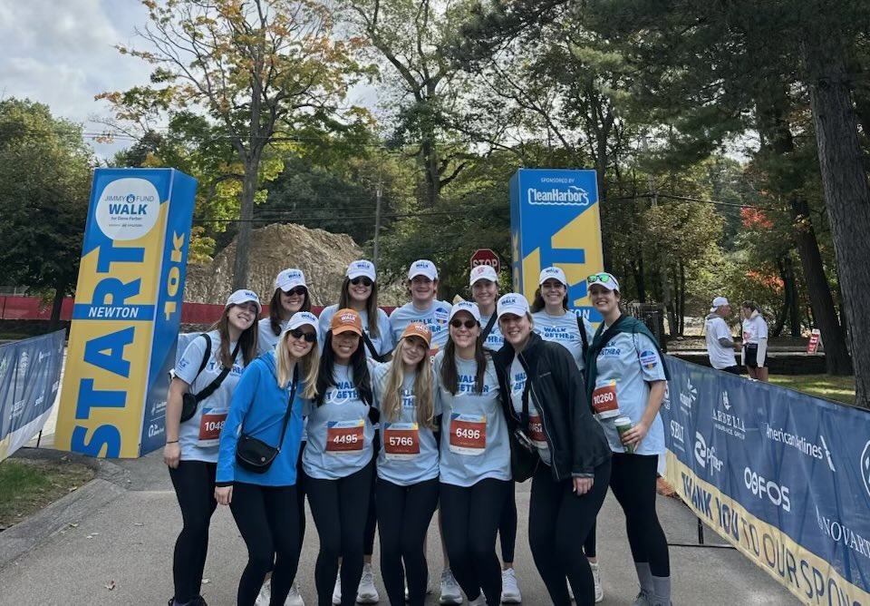 DrChoueiri's tweet photo. Proud to have walked in the @TheJimmyFund with 2 communities close to my heart: Team Gold Heroes from @thayeracademy and Team GUnited from @DanaFarber ! 💛

As an oncologist, I carry my patients’ stories with me every day. Today, I walked for them, for their families, for those we have lost, and for everyone counting on the next breakthrough.

Seeing students, colleagues, families, and friends come together gives me tremendous hope. This is how we move forward—people showing up for one another and supporting the research and care that change lives.

Please join me in supporting the Jimmy Fund and Dana-Farber. Every gift matters.

❤️ Donate: 

https://t.co/YDjyk29zNO

https://t.co/oJXcYNt0yA

#JimmyFundWalk #DanaFarber #ThayerAcademy #GUnited