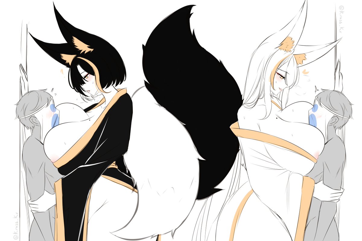 Krass_kr's tweet photo. “So you like tall fox women...” ☯︎ https://t.co/NB0zoLFpFa