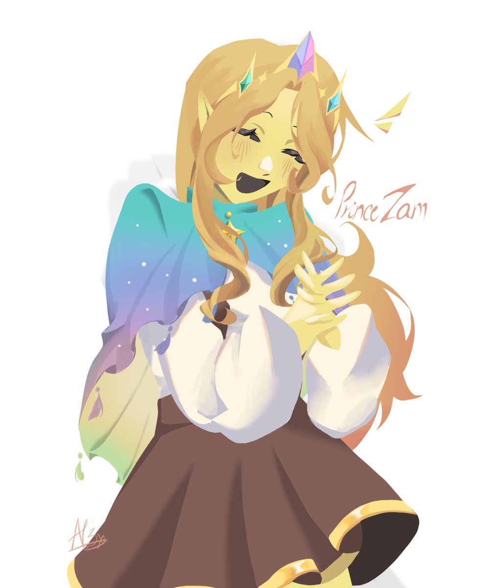 Al3xx_1208's tweet photo. Her new skin are so cute #princezamfanart https://t.co/Z1b9hNQcjy