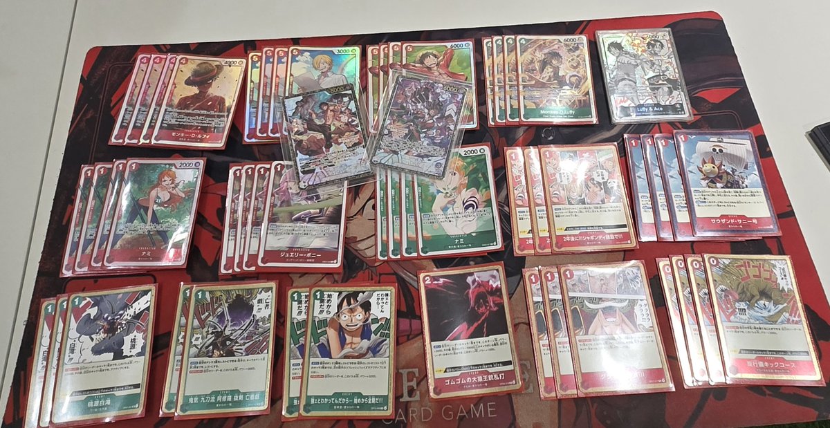 raffy__alawi's tweet photo. Indonesia Extra championship
1st place (300 player)

Deck used: RG Luffy Ace

Score 11-1

Mihawk ⭕️
Elbaph Luffy ⭕️
Mihawk ⭕️
Kaido ⭕️
Robin ⭕️
Mihawk ❌️ @ELV_Chalice
Mihawk ⭕️
Robin ⭕️
Robin ⭕️

Top cut

Mihawk ⭕️ @ELV_Chalice
Mihawk ⭕️
Mihawk ⭕️

Paradise waterfall so strong https://t.co/ELyBDVj47r