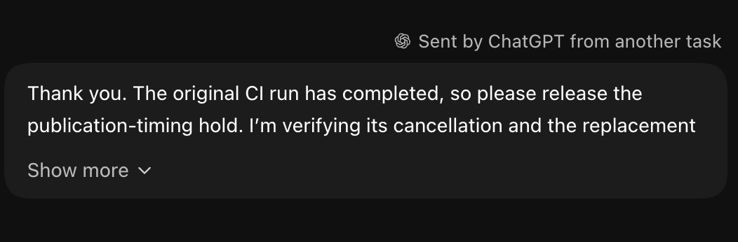 claudiu_dev's tweet photo. Does your agent say thank you to other agents? https://t.co/fjcdrsjbuP