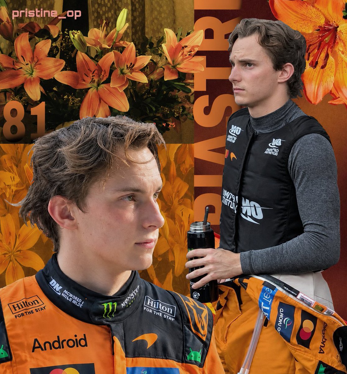 pristine_op's tweet photo. Dedicated to Oscar Piastri's outstanding drive today. There is not a trace of disappointment in today's result, only admiration and pride. He has, in the end, proven that he had a choice. 
_oscar with lily_
#oscarpiastri #OP81 https://t.co/yQo6ntUymQ