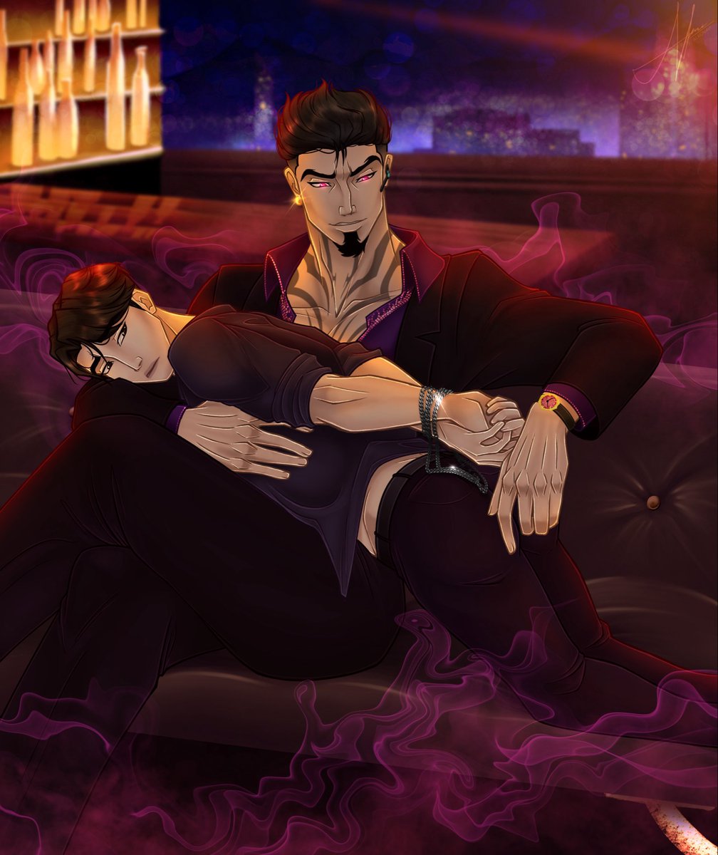 alkonavi's tweet photo. Kinktober Day 4: Master/Slave

Jinu gets anxious and Gwi-Ma reminds him who takes control, that [usually] calms him down,
#GwiMa #Jinu #KpopDemonHunters #GwiMaJinu #Kinktober2026 https://t.co/v1xrKdP007