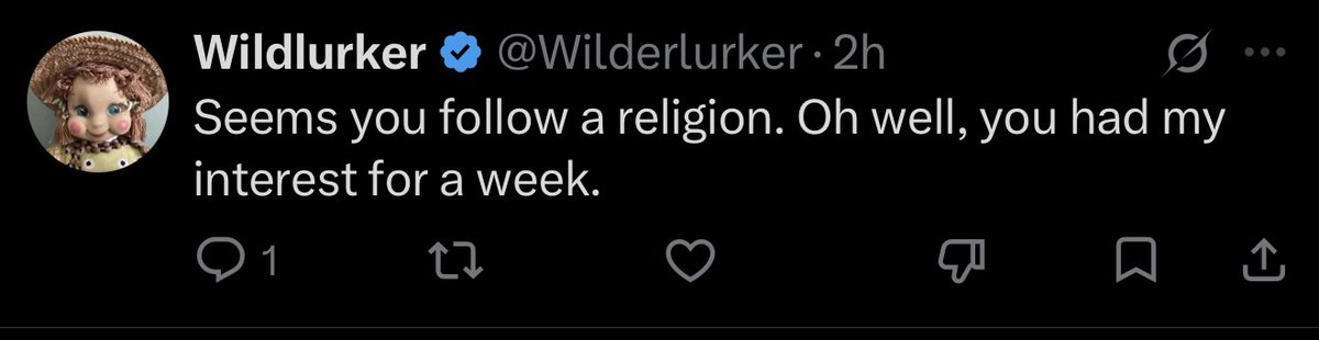 SoveyX's tweet photo. This is part of why I posted this today.

I've gained a lot of new followers recently, and I want to stay true to myself and be upfront about who I am.

I never criticized him for his lack of faith, but he felt the need to let me know I'm no longer important to him because of Jesus.

Which one of us is weaponizing religion?

Anyway, if you're an atheist, we can still be friends. But I'm not going to hide my faith to be more palatable on social media.

Christian is the first word in my bio for a reason. It always has been, and it always will be.