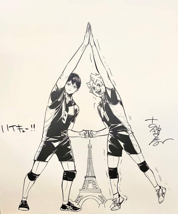 kghndaily's tweet photo. kagehina Olympics 2024 https://t.co/eLSCTg3yYK
