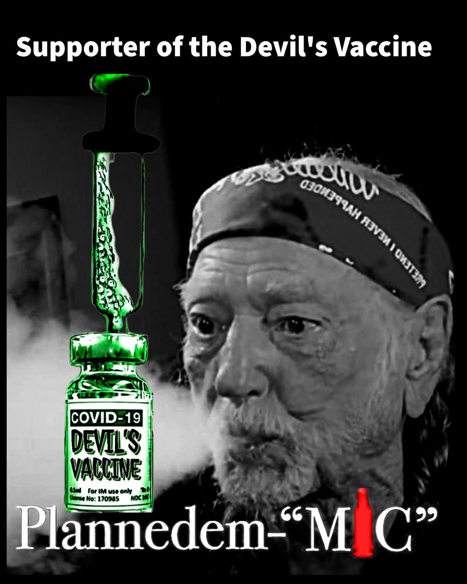 StandUpIn2025's tweet photo. These are images of influential people who support “The Devil’s Vaccine” We need to say #justsayhellno to them. Watch Plannedem-MIC on Rumble https://t.co/WNVE76qdPt  Get your Dr. Sick in jail tee: https://t.co/3qDkWeHV7a https://t.co/PQnu0CTT6t