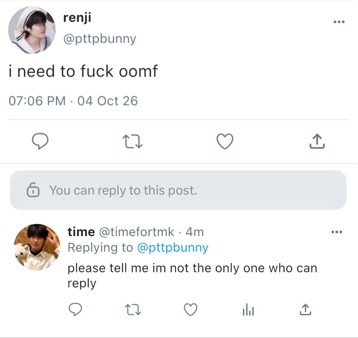 nekoharua's tweet photo. #renjitime one tweet au where they're random stantwt accounts https://t.co/j6QvMW30kz