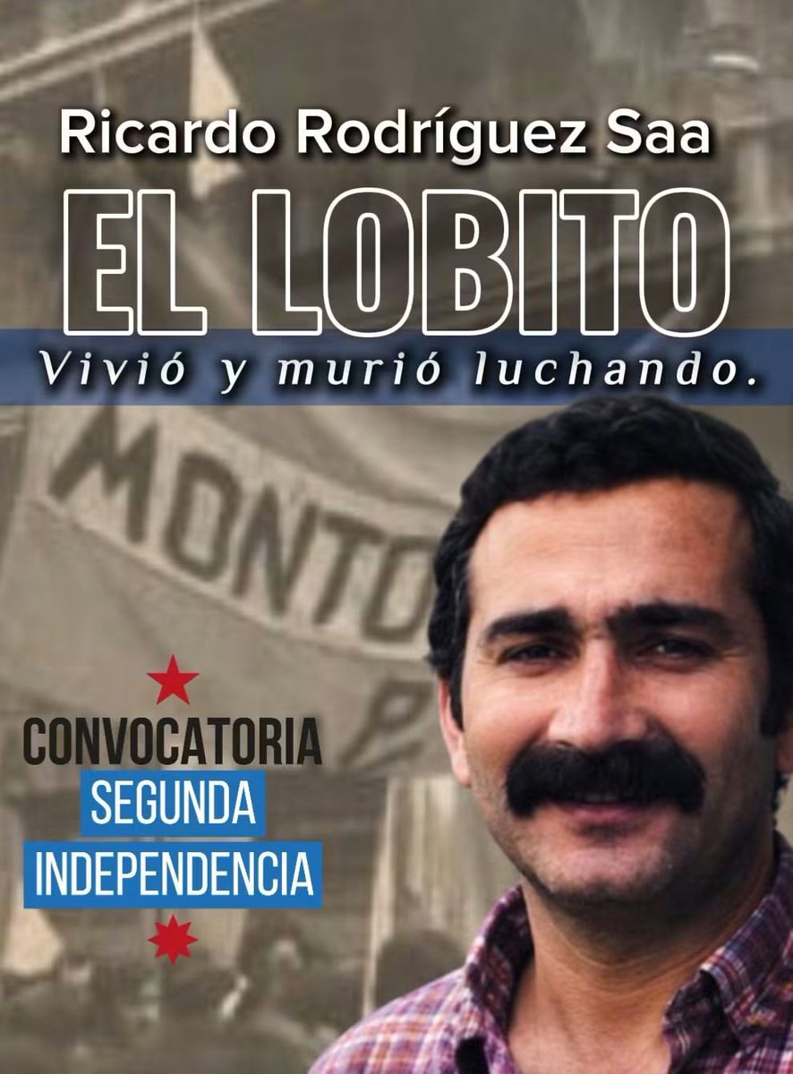 robertotaboada5's tweet photo. RICARDO RODRIGUEZ SAA "EL LOBITO".
OFICIAL MONTONERO, REVOLUCIONARIO INCORRUPTIBLE

*Asesinado el 4 de Octubre de 1991 durante el gobierno de Menem.*

SIN CONOCER LAS VERDADERAS HISTORIAS,  SERÁ IMPOSIBLE PARA LAS NUEVAS GENERACIONES PRETENDER ENCARAR UN PROCESO REVOLUCIONARIO 

En Octubre de 1991 corrían tiempos muy duros en Argentina para aquellos pocos que aún creíamos  tozudamente,  en la posibilidad de un proyecto revolucionario. 

No era fácil mantener la confianza en las masas y en que éstas sigan siendo artífices de su propio destino.

A nivel internacional, el imperialismo se enseñoreaba a partir de la caída de la Unión Soviética y del mundo socialista.
Se anunciaba con pompas "el Fin de la Historia" y "el Fin de las Ideologías".
Parecía que ya no valía la pena luchar por un mundo sin explotadores ni explotados. 
Daba la sensación que nuestras viejas banderas de Liberación Nacional y Socialismo estaban perimidas.

La Argentina no era una excepción a todo esto.

Menem ganaba por afano su primera Presidencia y comenzaba el proceso de entrega descarada de nuestros recursos naturales, de los bienes del Estado, y de todo lo que costó tremendos sacrificios, lucha y ríos de sangre conquistar.

Era como el proyecto de Milei, pero desde el Peronismo.

Miles de trabajadores expulsados a la peor de las miserias.
Las principales leyes de protección laboral y social eran dejadas sin efecto por legisladores que no tenían límites ni reparos.  Legisladores que, en muchos casos, venían de nuestras propias raíces.

El Gobierno peronista de Menem anunciaba "relaciones carnales" con los gringos del norte.

La lucha de clases que se había librado durante décadas y desde sus orígenes dentro del Peronismo, ya no existía. 
Se hacía imposible construir en el Peronismo un proyecto Revolucionario.
El golpe del 76 había preservado al Peronismo capitalista y traidor,  habiendo arrasado con los revolucionarios.
La Conducción del Peronismo quedaría para siempre en cabeza de dirigentes capitalistas y muchas veces imperialistas y sionistas.

Decenas de cientos de militantes de las más diversas extracciones políticas (muchos de ellos que demostraron entrega y valentía en procesos de Liberación anteriores) desertaban de la lucha, se iban derrotados a sus casas  -en el mejor de los casos-,  y/o se pasaban con todo su bagaje de experiencia a aportar ahora al capitalismo neoliberal  de la Argentina "del Primer Mundo".

El Peronismo se consolidó en el rol de constituirse en el vehículo de la profundización capitalista y del saqueo Imperialista.

Para los revolucionarios peronistas en general,  y para los sobrevivientes de los Montoneros en particular, la situación era mucho peor.

Lo que sobrevivió de la diezmada  Conducción de Montoneros, jamás pudo llegar a producir una síntesis sobre las causas de su derrota y de las organizaciones armadas de la década del setenta.
(Tampoco lo hicieron los sobrevivientes del PRT-ERP).

Su autollamada "militancia", dejó hacer lo que fuere, bancando y votando los dirigentes y candidatos que el Poder colonial le ponga.

Sin embargo a principio de los '90, algunos Montoneros no se resignaron.

Hubo Montoneros que no aceptaron estar "ni con Menem ni con Cafiero" , consigna de la época, en contraposición de dos proyectos del colonialismo dentro del Peronismo.

Hubo Montoneros que dijeron que había que resistir la entrega, la dominación y la dependencia que se nos proponía,  desde un sector mayoritario y triunfante del Peronismo.

Hubo Montoneros que siempre tuvieron clara la naturaleza de clase del enemigo oligárquico imperialista.