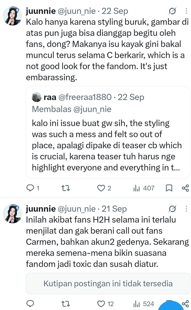 smbhdpo's tweet photo. @juun_nie @intinyadeh @H2HCARMEN_INA Hatters pengangguran https://t.co/AFbT1q9IjP