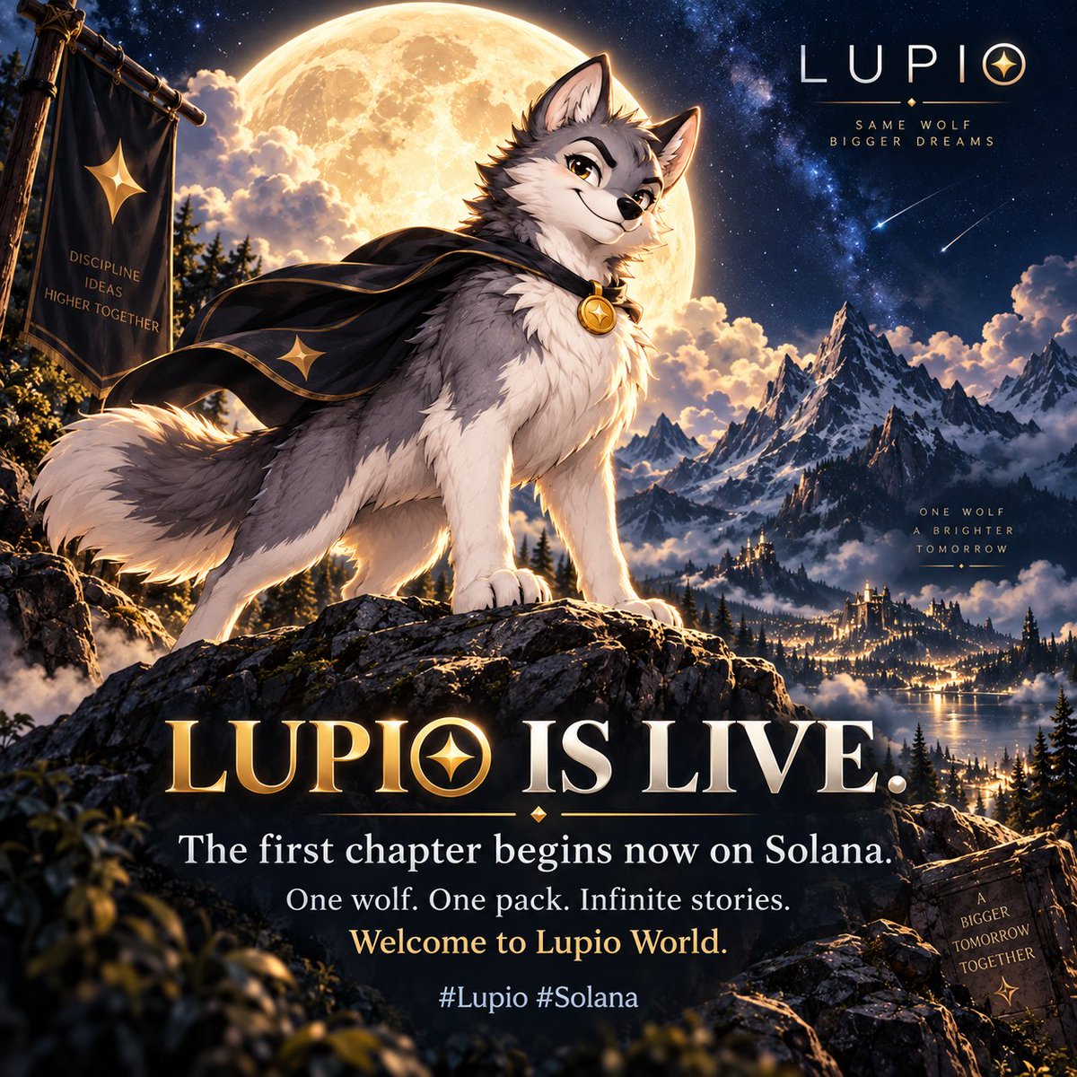 LupioWorld's tweet photo. 🐺 The moon is up, and so is the pack.

Lupio just landed on Pump. Come howl with us.

Meme coin for fun and community. No promises, just a pack 🌕

@LupioWorld #Lupio #Solana #memecoin #crypto #memecoins #altcoins #pumpfun #HODL https://t.co/BYv40lywYm