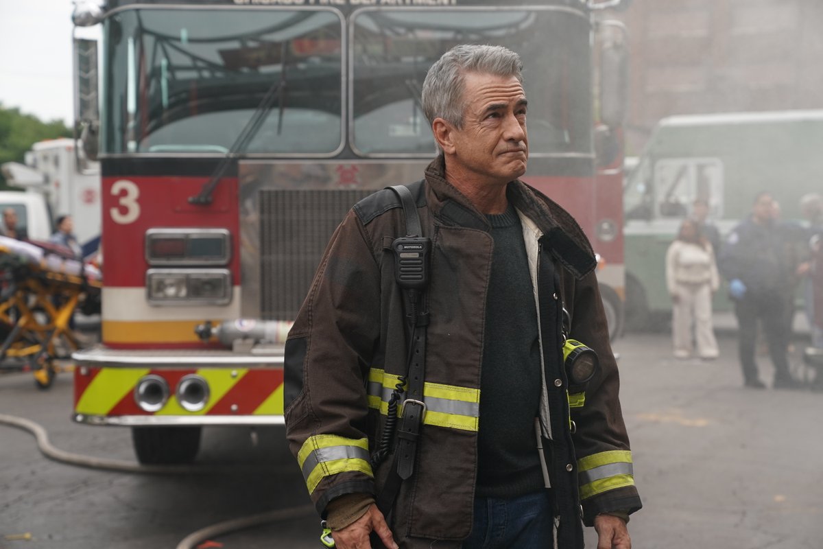 NBCOneChicago's tweet photo. Firehouse 51 reporting for duty. Chicago Fire premieres Wednesday 9/8c on @NBC and streaming next day on Peacock https://t.co/5NYGP1lQao
