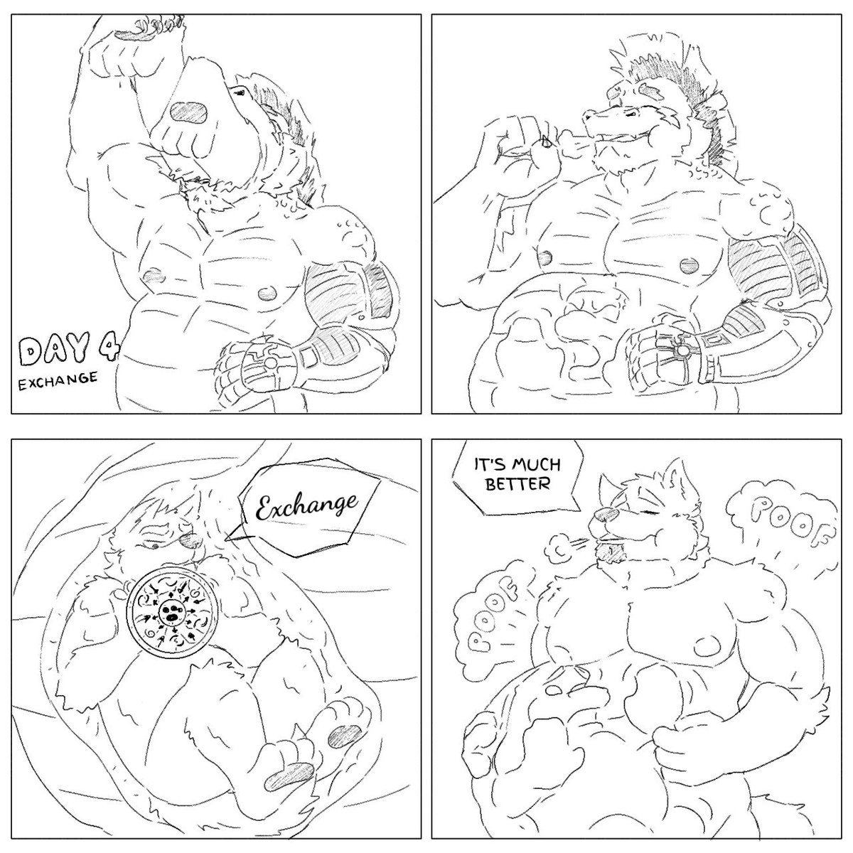 MagnicusFat's tweet photo. Day 4
Exchange
@hungrygatorman
#voretober #voretober2026 #vore #furry https://t.co/Y8Ktu1q4D3