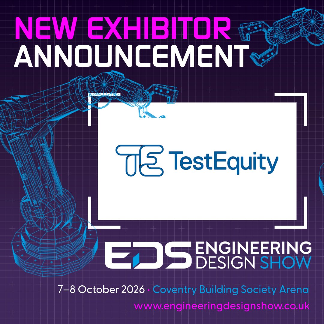 EngDesignShow's tweet photo. Thrilled to welcome TestEquity to The EDS 2026!

TestEquity provides specialist testing, compliance and engineering support to help product teams validate performance and prepare designs for market.

Register for free today: https://t.co/c41vIjFXuD https://t.co/afgUVjdtpa