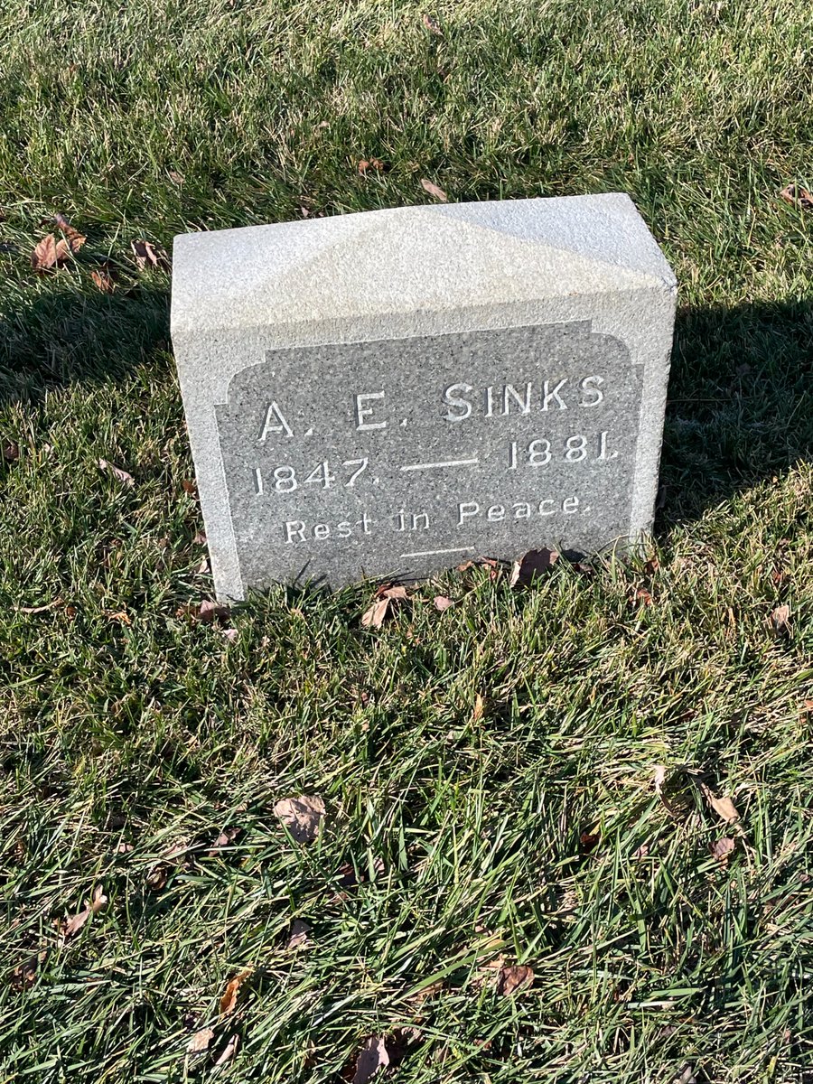CrownHillCem's tweet photo. Alois Sinks (5 Oct 1847 – 3 Jul 1881) Listed as an artist in the Indpls’ city directories,he was also considered Indpls’ first art critic. He joined the army during the CW,serving as a drummer boy.His distain for Lew Wallace’s work at an 1876 art exhibit was played out in print. https://t.co/9xyuPM41qA