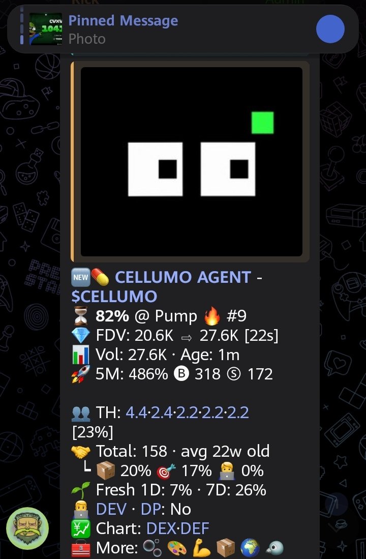 dehunter0's tweet photo. Watch your entry on $CELLUMO
>>
9LdFxvn2cMY2T6NDj3naThMhRUg7punCg6hAK5uXpump https://t.co/FpIiSGxrcd
