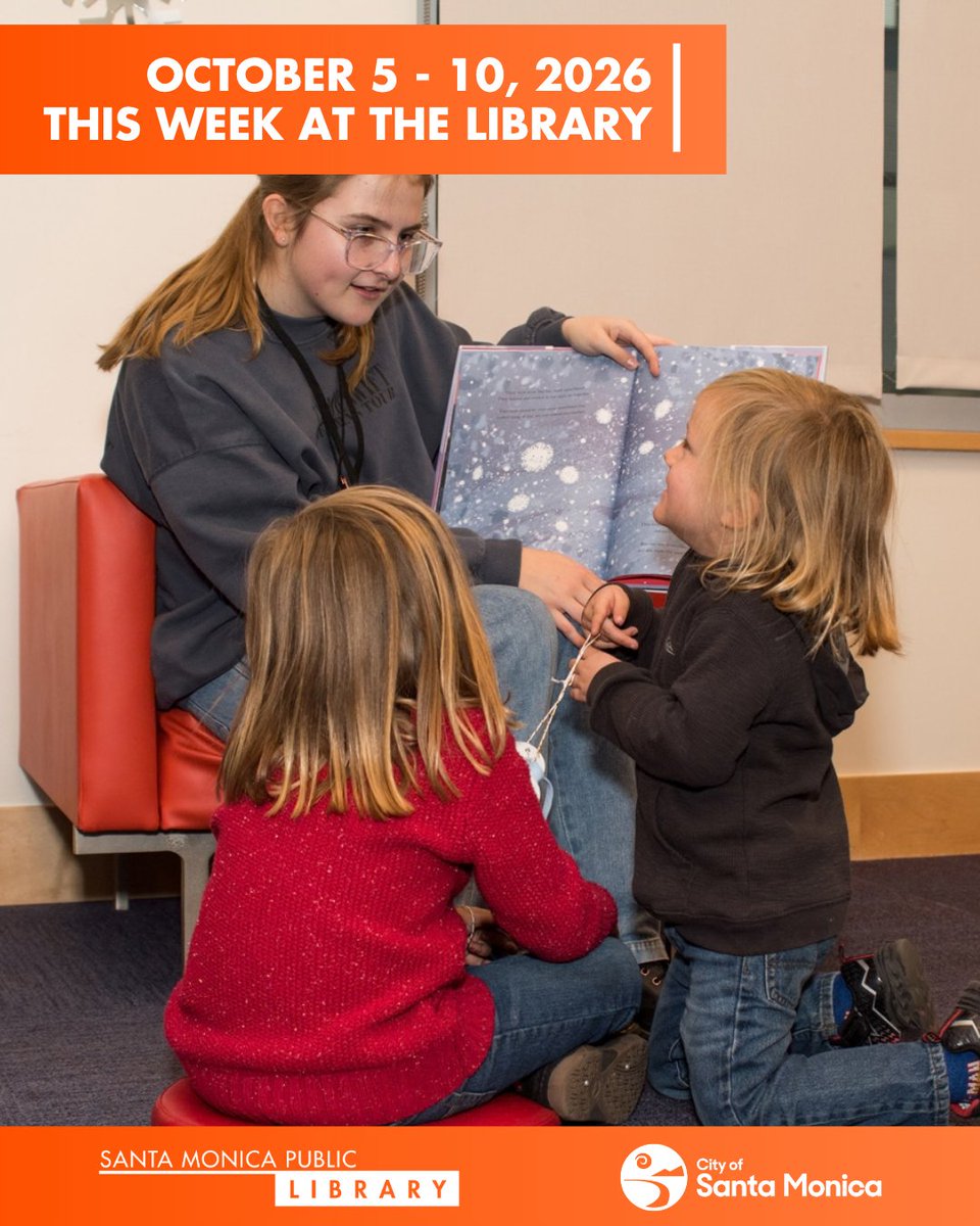 SMPublicLibrary's tweet photo. This Week at the Library, connect with a neighbor over your favorite films, games, and books. 📽️🎲📚

Plan your library visits: https://t.co/dS29nOmDaA https://t.co/7rcTEAI1gt