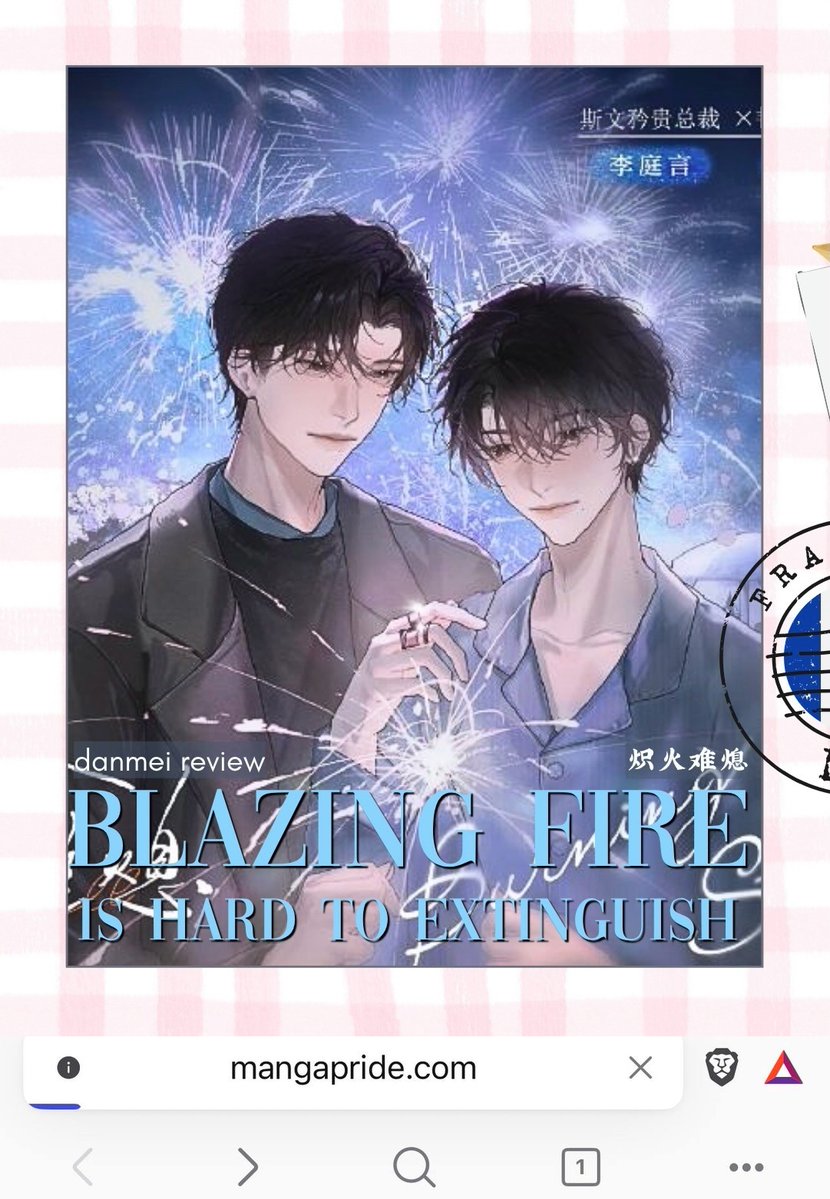 themxxdyreader's tweet photo. Pverall: 3.9⭐️…OEerspective: 4/5 
Wnjoyment: 3.5/5 
Criting: 5/5

haracters: 4/5 
5lot: 3/5 
P
8 Chapters + 18 Extras | Translation Completed
~itle: Blazing Fire is Hard to Extinguish 
Tbook thoughts thursday~ (oops I’m a day late) https://t.co/ohkymgpOj4
