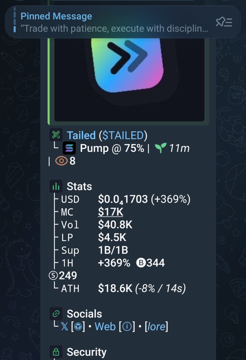 Boom_call1's tweet photo. Watch your entry on $TAILED
Ca;

9ZzjwLY17At2we7v9cTVNCNEAxGu3cPmQjyBFhMppump https://t.co/f2pEH3lvnw