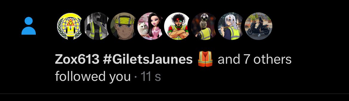 aurelio_uchiha's tweet photo. Ptdrrrrrr les gilets jaunes on se follow entre nous ou quoi (j’ai followback direct) https://t.co/yVXEuqmIF3