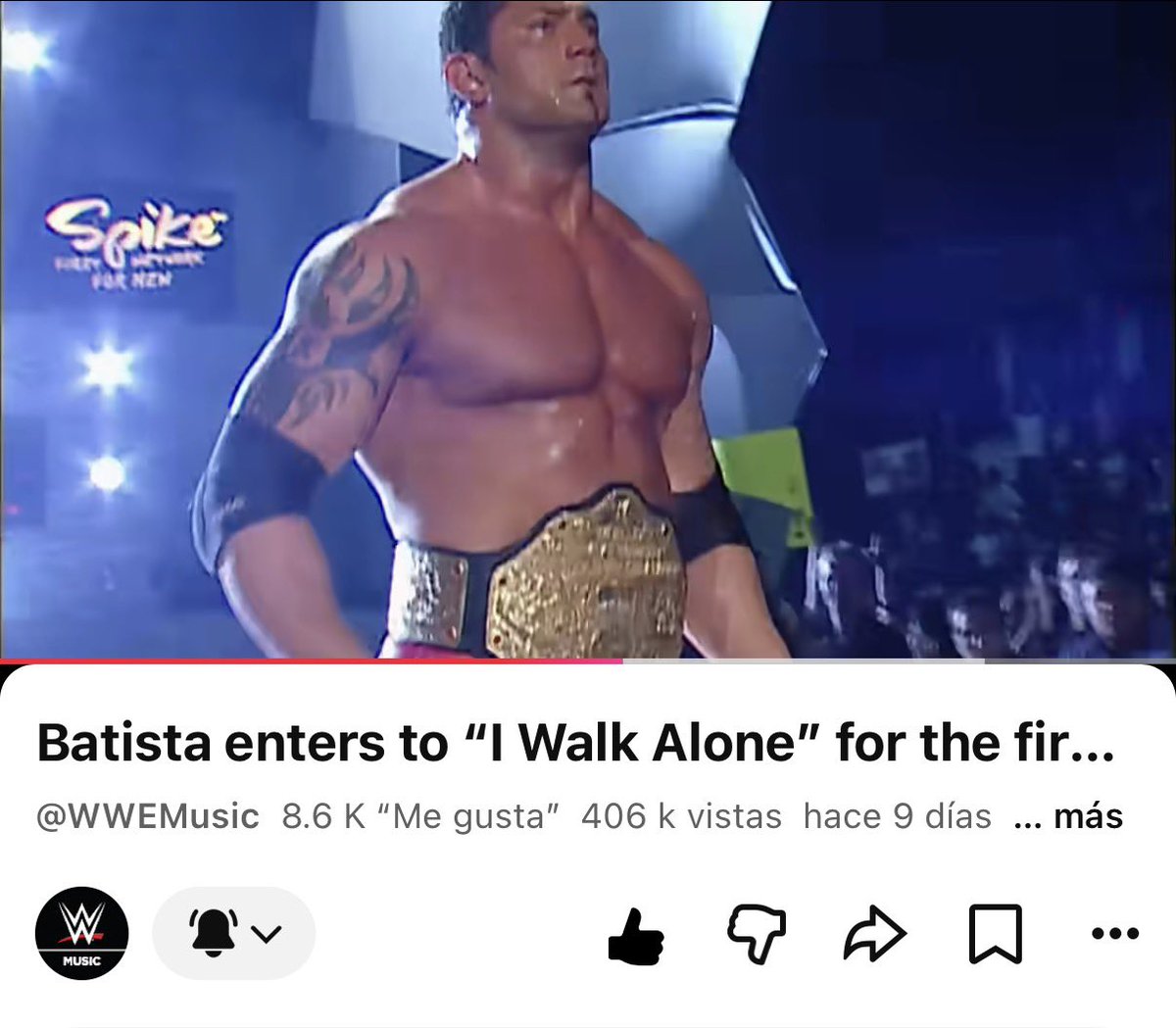 BeatMakerHitt's tweet photo. Eh súbanle el sueldo al nuevo admin del canal de YouTube de @WWE @WWEMusic https://t.co/yOf3JbYapq