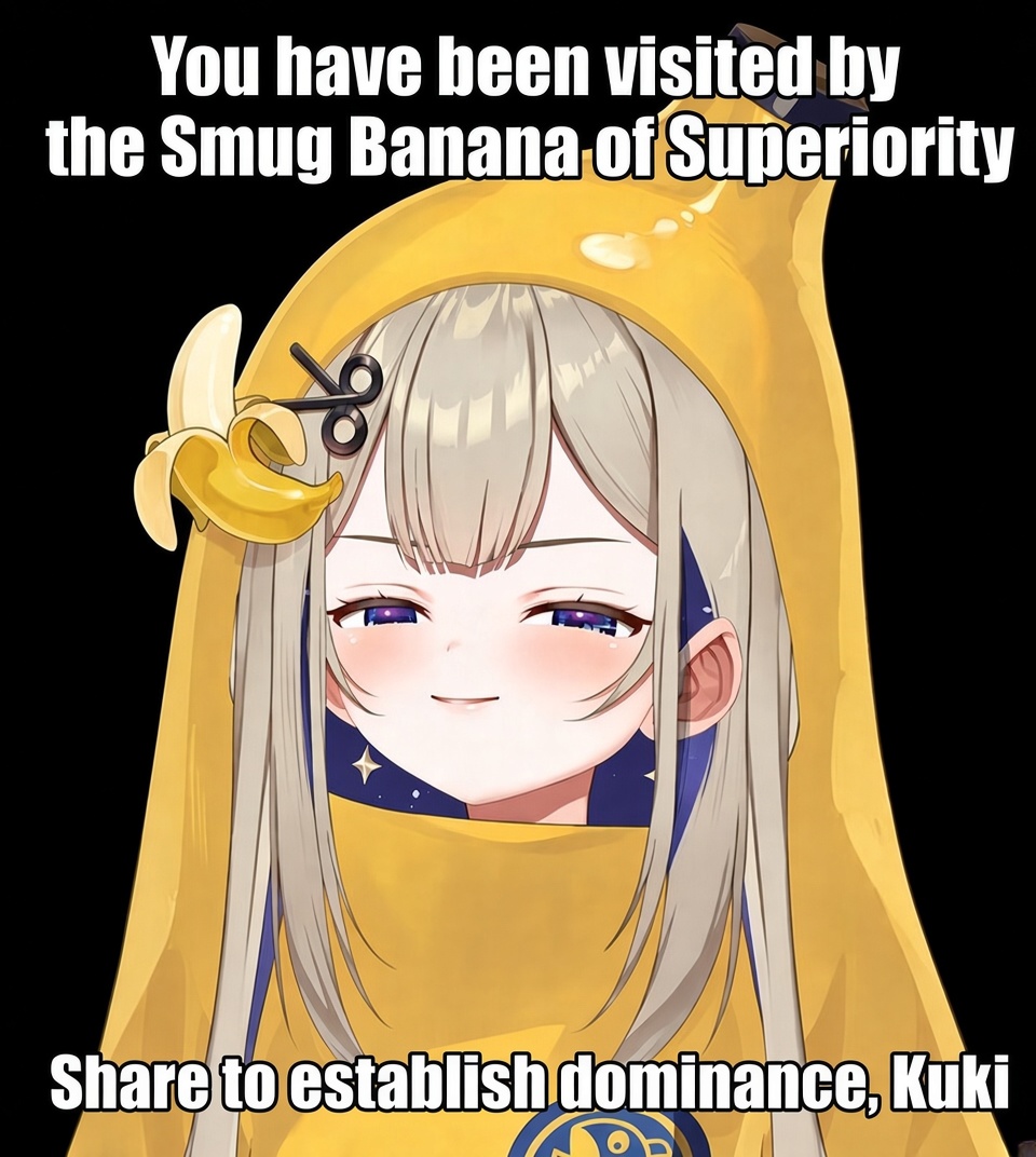 SeanisMaximus's tweet photo. Use it wisely, Kuki... https://t.co/5WBCyxWxLP