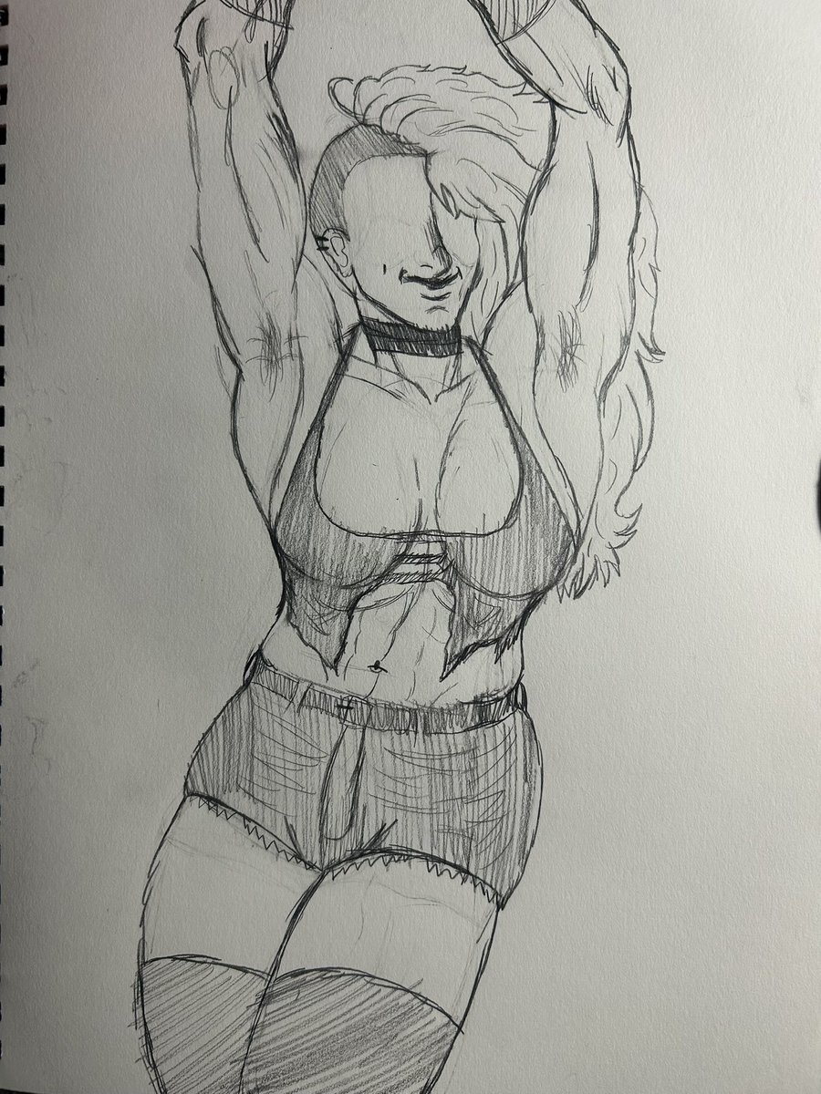 WolfMan_NSFW's tweet photo. Saw the new loons short wanted to draw her as a muscle mommy https://t.co/Or7369SZ5B