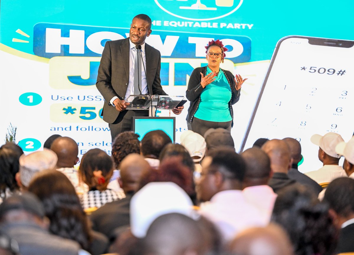 EquitableParty_'s tweet photo. THANK YOU!

We sincerely thank all leaders and members who attended the unveiling of The Equitable Party by our Party Leader, H.E. Edwin Sifuna.

Your support made it a success. The journey to an equitable Kenya has begun!

Asanteni sana!

#TheEquitableParty #TimeForChangeIsNow https://t.co/pWhYTG8wOR
