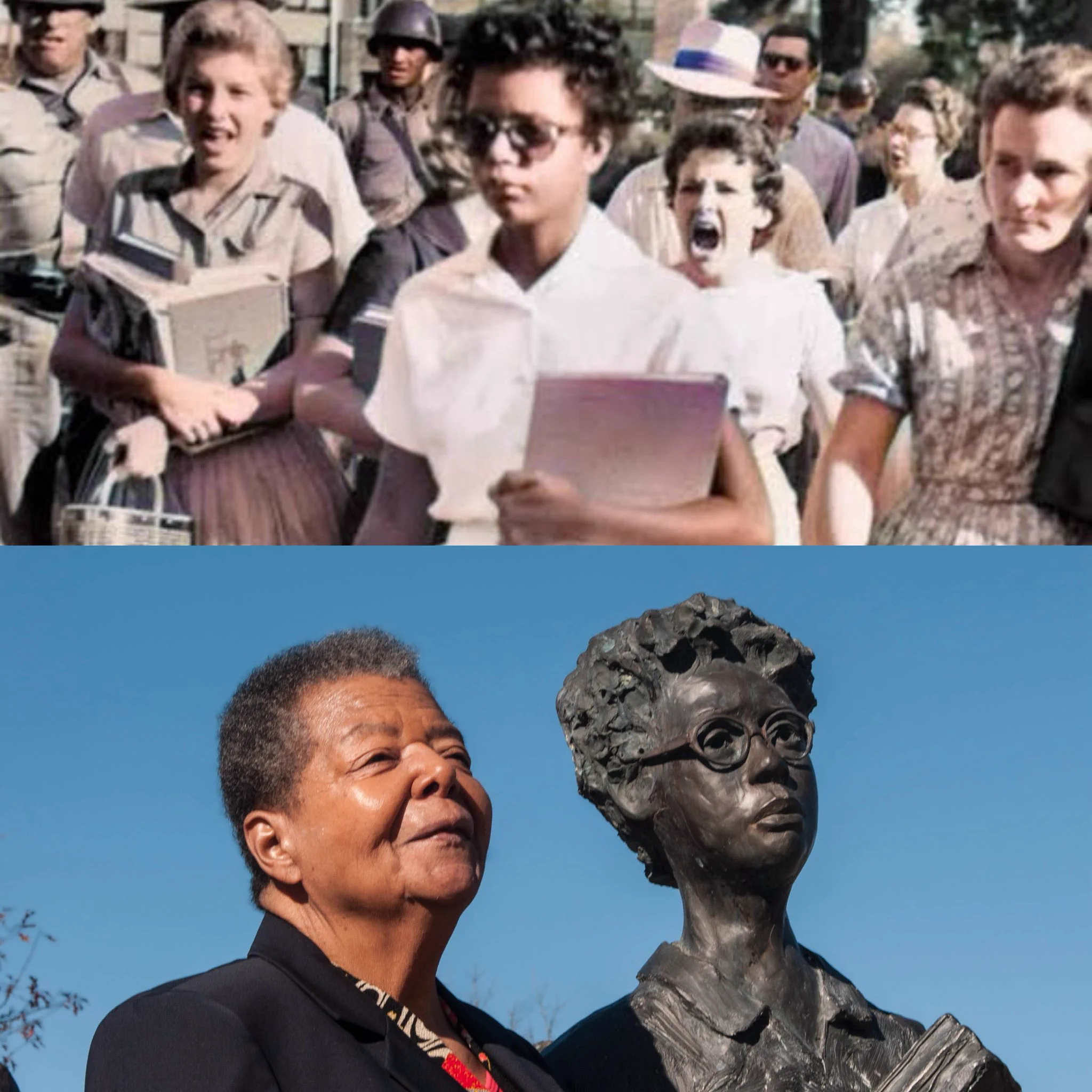 elizabeth eckford turns 85 today. at 15 she walked up to an all-white ...