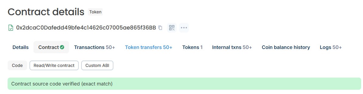 _mintegra's tweet photo. Contract is verified.

Source matches. Exact match.
Robinhood Chain. Read it yourself.

0x2dcaC0Dafedd49bfe4c14626c07005ae865f36BB

70% of every mint is in the code, not in a post.
5,550 supply. No team allocation in the contract.

https://t.co/XYieLp81jf https://t.co/FcnjaKnQOp