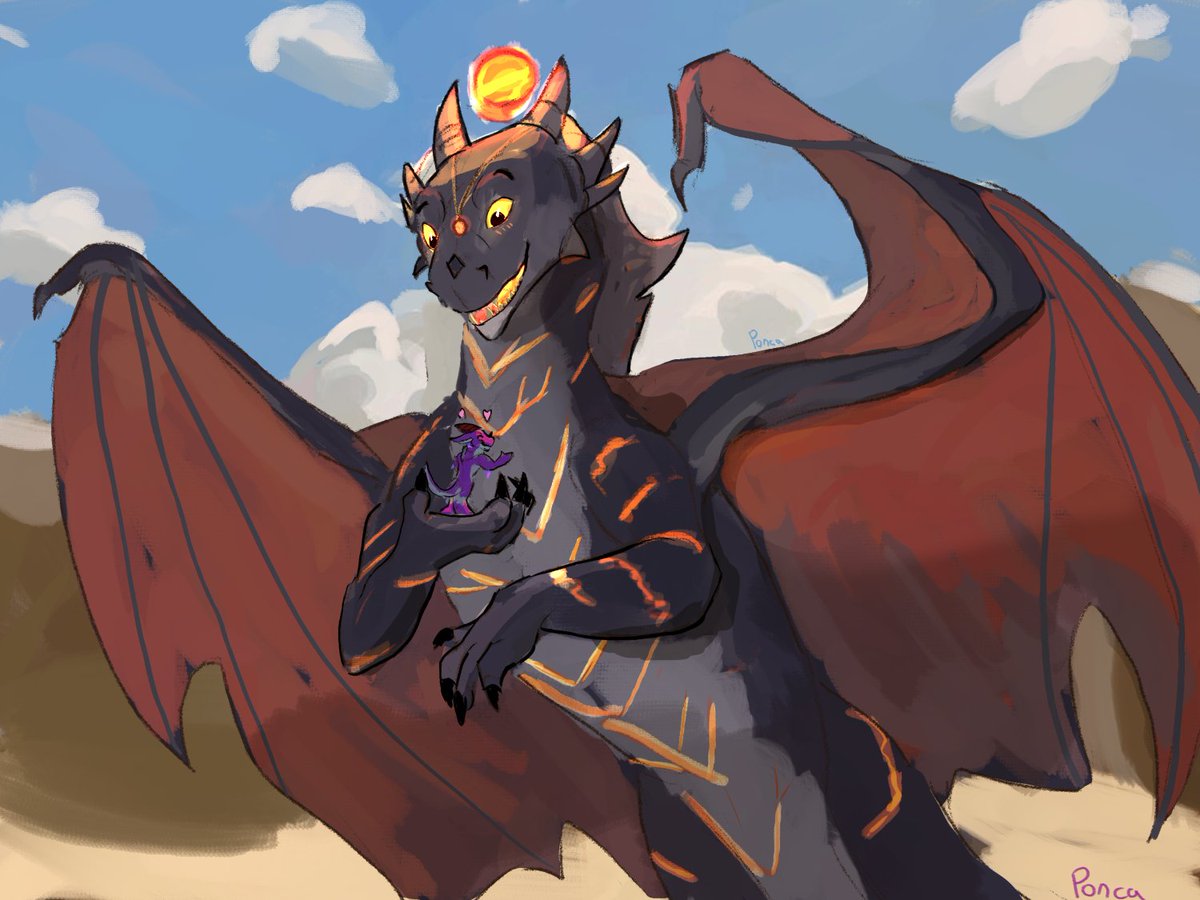 PoncaDraws's tweet photo. The existential need of a Kobold to be held by a world destroying Behemoth is so ingrained in every fiber of my being, like seriously why is this not IRL OML

Was a very productive long weekend, drew lots and got out with some decent dragons for my nooby level, jolly good show! https://t.co/p5bW7myYzc