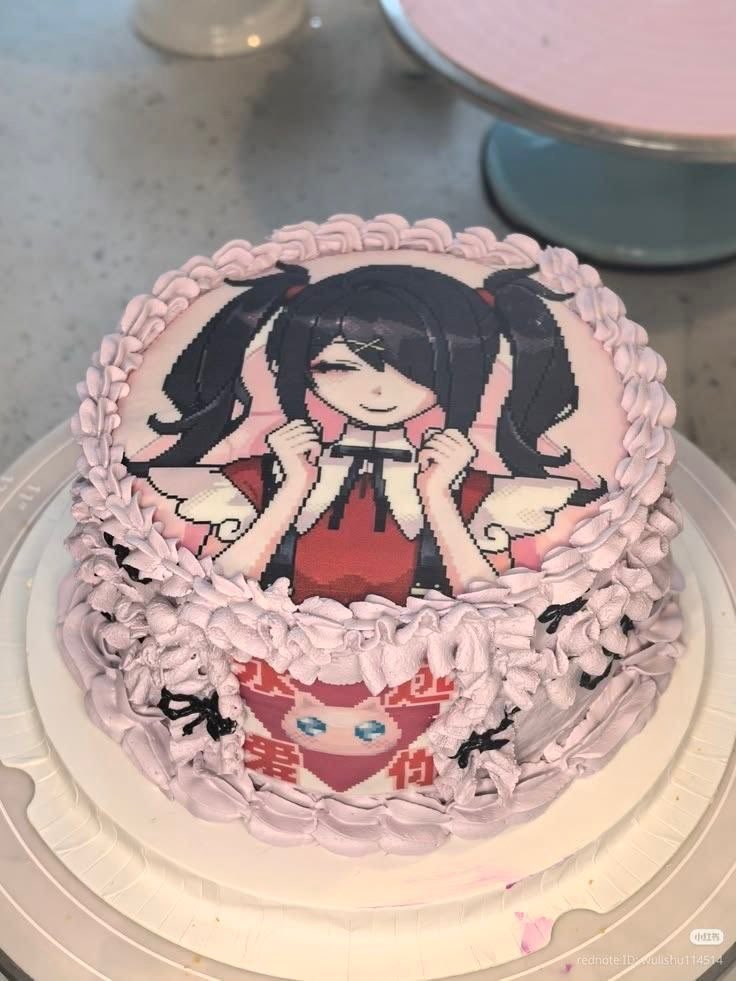 Leviannatho's tweet photo. If I don’t get a cake like this for my birthday I might cry and sob I WANNNNT AN AME CAKE 😭😭😭😭 https://t.co/oewEafOZlS
