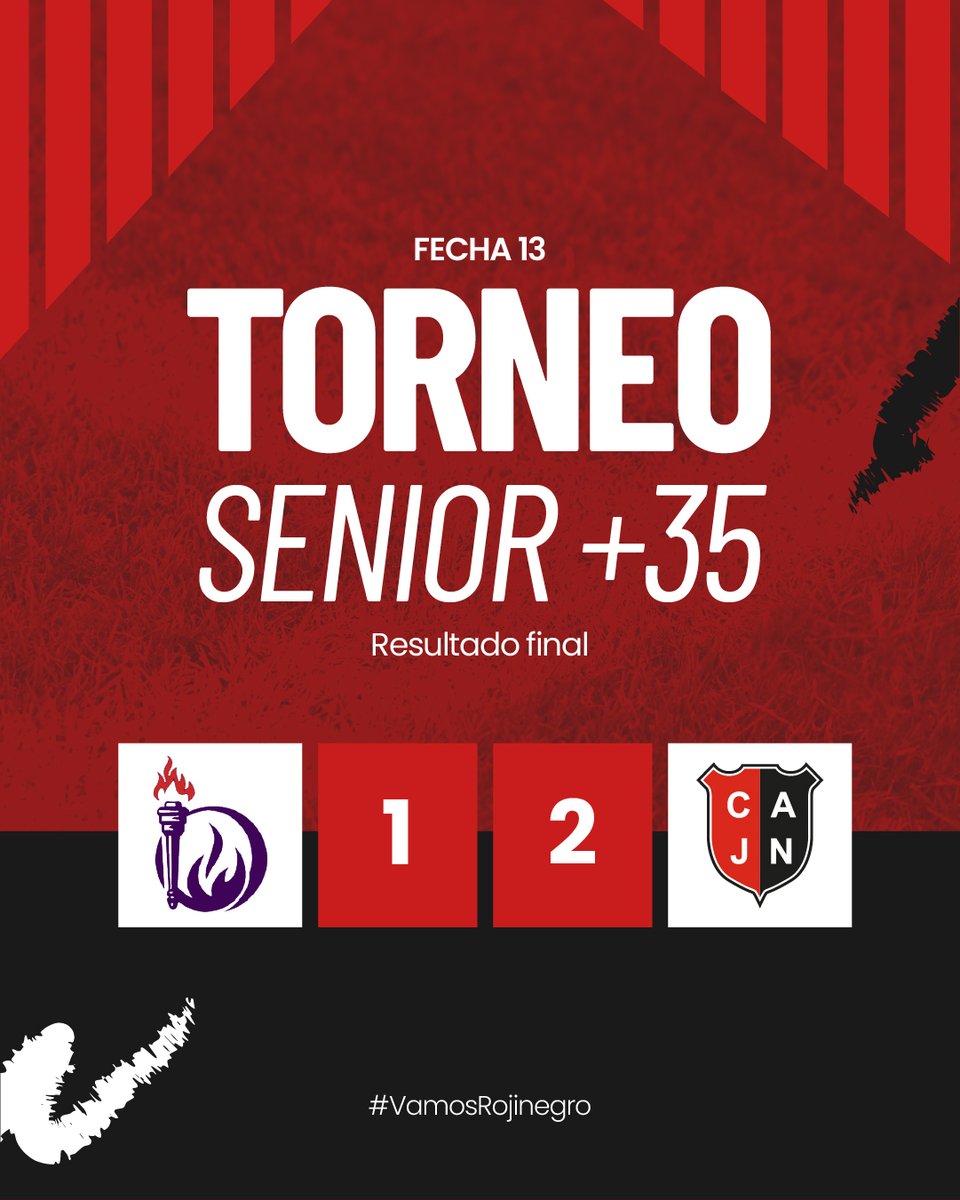 JorgeNewberyRjs's tweet photo. ⚽❤️🖤 ¡Ganó el Senior!
Con goles de Maxi Zapata y Federico Larrivieri, el Rojinegro venció 2a 1 a Legado en la fecha 13 del Torneo Senior +35.
#SomosNewbery #Senior35 #VamosRojinegro https://t.co/hqO85fRwDX