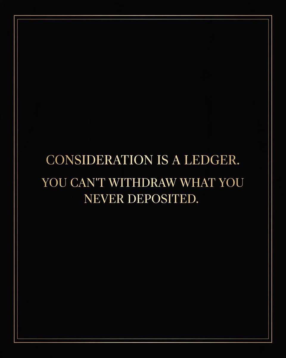 varga_yvette's tweet photo. "Make sure people give more consideration to others than they demand for themselves." — Ray Dalio
Consideration is a ledger. You can't withdraw what you never deposited. The fastest audit of any relationship: compare what they demand with what they give. https://t.co/RYR8iUqRpT