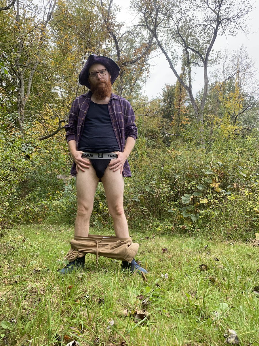 dan_kneel's tweet photo. Wizard on a walk in the woods #jocktober https://t.co/Y3ZoPPIoXz