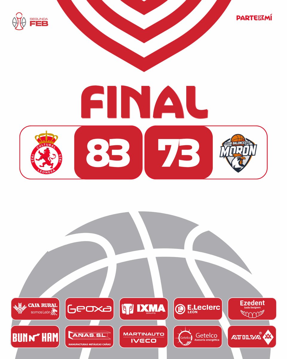 CultuBaloncesto's tweet photo. ⏱️ FINAAAAAAAL 

#SegundaFEB | #ParteDeMí https://t.co/BMRI6sR5rJ