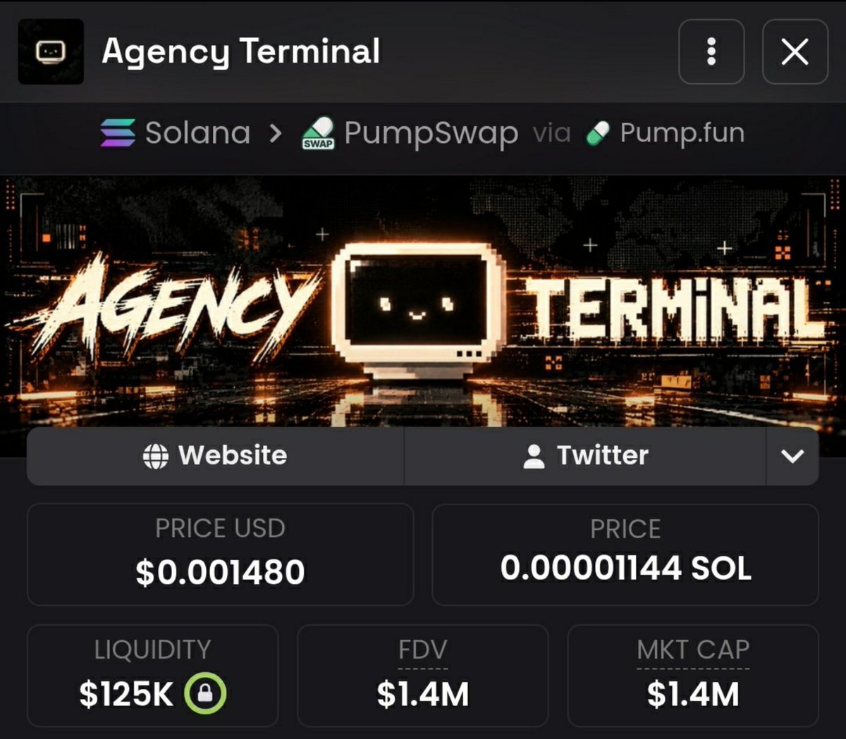 21Huncho_sol's tweet photo. 💎 Aped $TERMINAL at $249k mcap → currently $1.4M mcap in my alpha TG
That’s a solid 5.6x gain 🚀🚀
📩 DM if you want to join my alpha TG 🔥📉
⛓️ #Solana #memecoin #CryptoTrading https://t.co/9eeA2NIdBf
